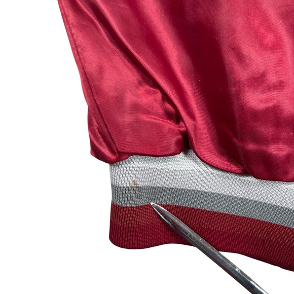 VTG 80s Hot Tuna Bones SURF SKATEBOARD SATIN JACKET Rare! Snap Front USA MADE M - Picture 6 of 9